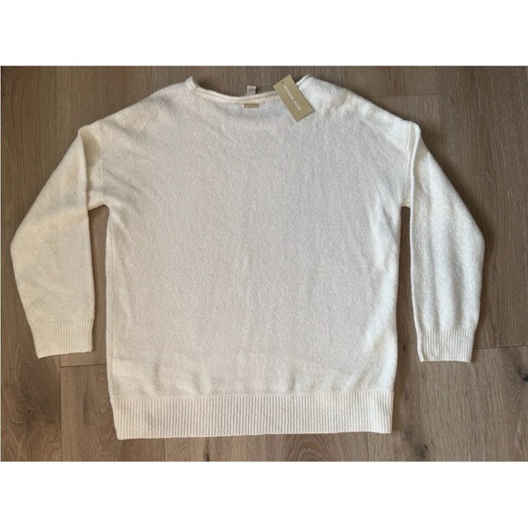 michael kors sweater White/ivory  XL New $98 Wool/Acrylic *A19 - Picture 3 of 5